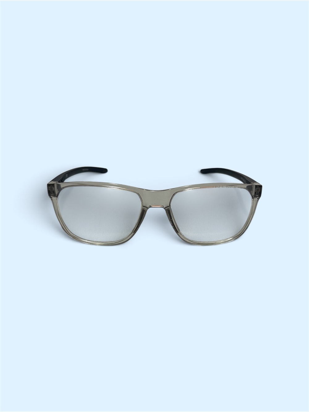 Under Armour Transparent Grey And Blue Glasses Frame With Case Men’s Eyewear